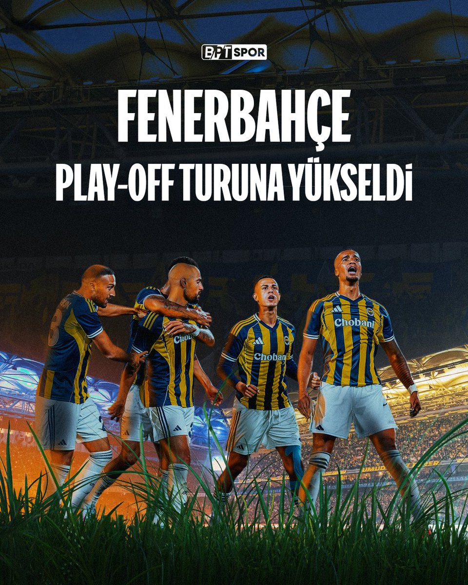 🇹🇷 Fenerbahçe, Şampiyonlar Ligi play-off turunda! 🔥