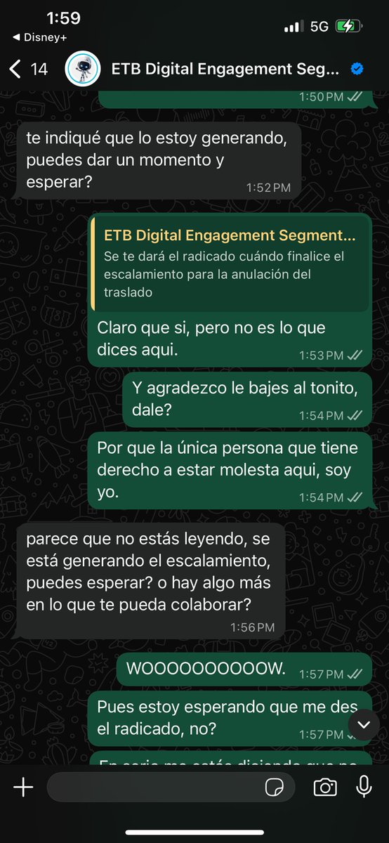 stephrxrx's tweet photo. @ETB hola!! Que opinan de su asesora Maria Gomez? 🤔 Y todo esto es por que ustedes incumplieron con la fecha de un traslado. https://t.co/FeqCNwD2NW