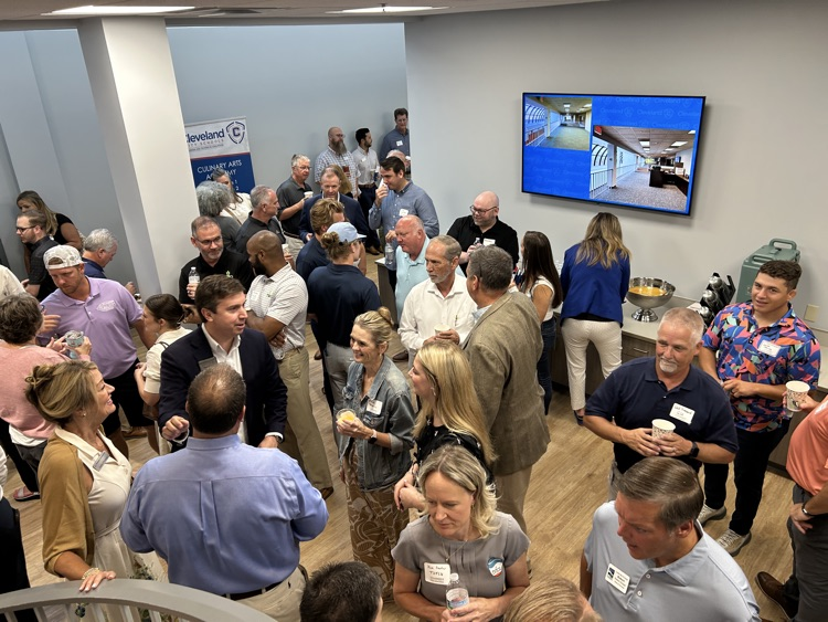 Cleveland City Schools (@clevecityschool) on Twitter photo This morning, we welcomed nearly 150 business & community leaders to CCS for the Cleveland/Bradley Chamber Connect Coffee! ☕
Dr. Jeff Elliott shared how partnerships help shape bright futures for our students & families. 💙
#BuildingChampions #BuildingCommunity This morning, we welcomed nearly 150 business & community leaders to CCS for the Cleveland/Bradley Chamber Connect Coffee! ☕
Dr. Jeff Elliott shared how partnerships help shape bright futures for our students & families. 💙
#BuildingChampions #BuildingCommunity