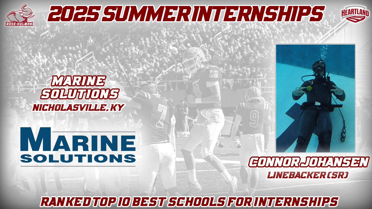 Rose-Hulman Football (@rosehulmanfb) on Twitter photo <a href="/JoeyAlexion22/">Joey Alexion</a> <a href="/Antonio_Barnes_/">Antonio Barnes</a> <a href="/brock_behrend/">Brock Behrend</a> <a href="/DaseHayden/">Hayden Dase</a> <a href="/Wbell2254/">Wyatt Bell</a> <a href="/Jacob_Dewitt18/">Jacob DeWitt</a> <a href="/Ahastings1765/">Austin Hastings</a> <a href="/GrosGavin/">Gavin Gros</a> <a href="/bkeat11/">Braden Keating</a> <a href="/Marshallkoch21/">Marshallkoch_21</a> <a href="/moore_conlan/">Conlan Moore</a> <a href="/SportsNanko/">Dr Nanko Sports Photography</a> <a href="/jnaviaux_12/">Jaxon Naviaux</a> <a href="/AugustusShryock/">Augustus Shryock</a> <a href="/jayksmith1/">Jay Smith</a> <a href="/tristans_29/">Tristan Stephens</a> <a href="/BTanksley16/">Brendan</a> <a href="/Daniel_RTaylor/">Daniel Taylor</a> Our Final Fightin' Engineer with a summer internship is Connor Johansen, Senior Linebacker from Wisconsin. Connor is studying Civil Engineering and interning with Marine Solutions in Nicholasville, KY. "CoJo" was able to get Scuba Certified through his internship. #WeWork <a href="/JoeyAlexion22/">Joey Alexion</a> <a href="/Antonio_Barnes_/">Antonio Barnes</a> <a href="/brock_behrend/">Brock Behrend</a> <a href="/DaseHayden/">Hayden Dase</a> <a href="/Wbell2254/">Wyatt Bell</a> <a href="/Jacob_Dewitt18/">Jacob DeWitt</a> <a href="/Ahastings1765/">Austin Hastings</a> <a href="/GrosGavin/">Gavin Gros</a> <a href="/bkeat11/">Braden Keating</a> <a href="/Marshallkoch21/">Marshallkoch_21</a> <a href="/moore_conlan/">Conlan Moore</a> <a href="/SportsNanko/">Dr Nanko Sports Photography</a> <a href="/jnaviaux_12/">Jaxon Naviaux</a> <a href="/AugustusShryock/">Augustus Shryock</a> <a href="/jayksmith1/">Jay Smith</a> <a href="/tristans_29/">Tristan Stephens</a> <a href="/BTanksley16/">Brendan</a> <a href="/Daniel_RTaylor/">Daniel Taylor</a> Our Final Fightin' Engineer with a summer internship is Connor Johansen, Senior Linebacker from Wisconsin. Connor is studying Civil Engineering and interning with Marine Solutions in Nicholasville, KY. "CoJo" was able to get Scuba Certified through his internship. #WeWork