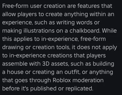DaRealMiniToon's tweet photo. Update: It got reduced thankfully since Build Mode isn't considered "free form" content according to the rules (as you build maps with 3D assets). Really hoping this isn't changed, because if they do it would be a bit crazy to have build mode of all things make it 13+ 😭 https://t.co/bCIYLd16Xl