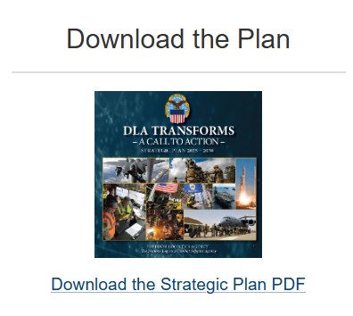 DLA Strategic Plan 2025 - 2030 now available online dla.mil/Info/Strategic…
Director's Intent
The Defense Logistics Agency is our Nation’s Logistics Combat Support Agency, responsible for delivering agile, adaptive, and resilient logistics support across the continuum of