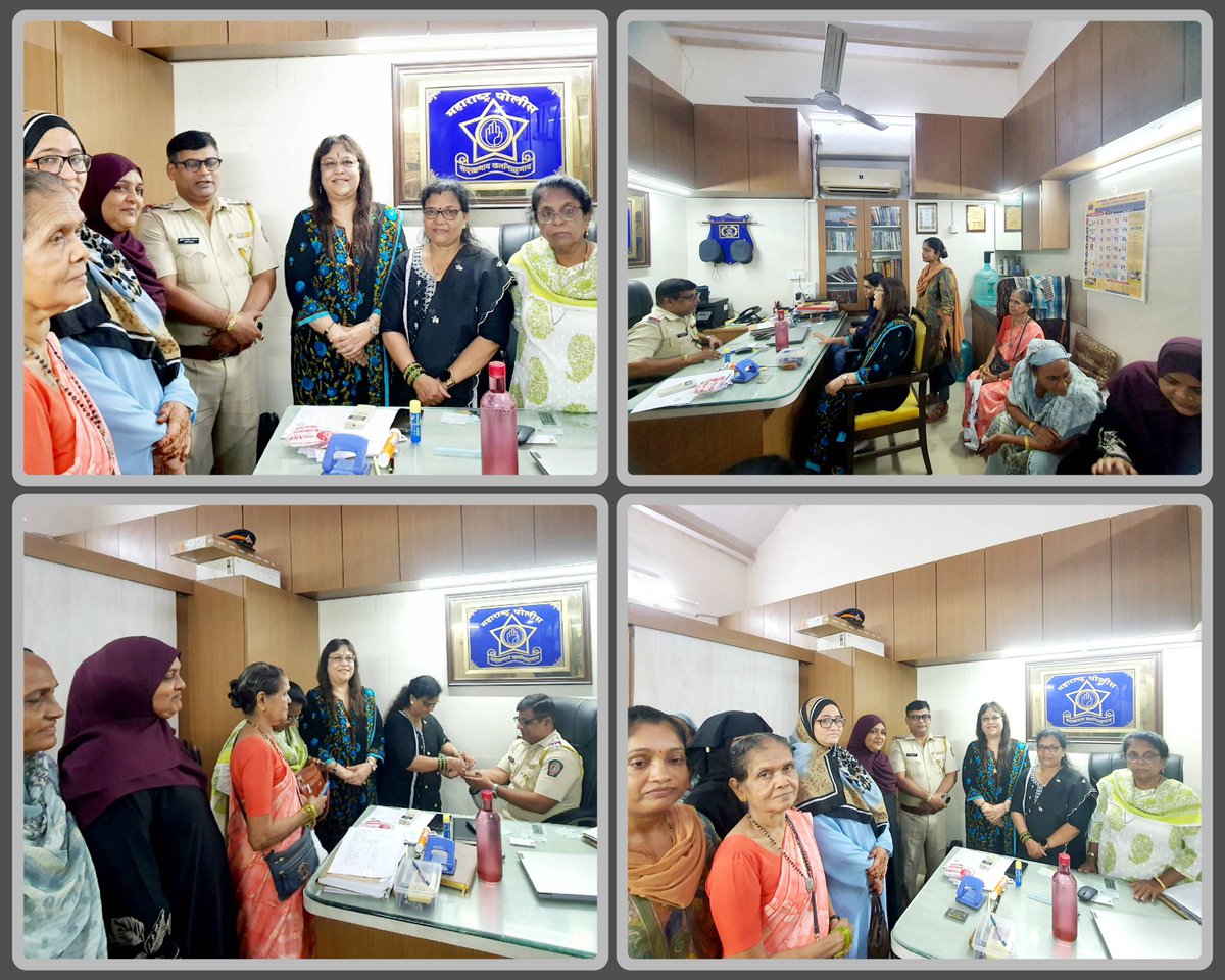 dr_suraina's tweet photo. Visit to #Bandra_West_Police_Station:
#RakshaBandhan at #BandraWest #PoliceStation by #AllIndiaITCell #NMCSP #bandrawesttaluka #NorthCentralDistrict #Mumbai by
#DrSurainaMalhotra
* ⁿᵃᵗⁱᵒⁿᵃˡ ᵖʳᵉˢⁱᵈᵉⁿᵗ - ᵃˡˡ ⁱⁿᵈⁱᵃ ⁱᵗ ᶜᵉˡˡ ᵃⁿᵈ ˢ ᵐ - ⁿᵐᶜˢᵖ
* ⁿᵃᵗⁱᵒⁿᵃˡ ᵍᵉⁿᵉʳᵃˡ ˢᵉᶜʳᵉᵗᵃʳʸ - ⁿᵐᶜˢᵖ
@NCP_NMCspeaks
U/G Lok Sabha MP & NCPSP National Working President Hon. Sau. @supriya_sule tai ji; & U/G U/D Rajya Sabha MP & National President Mahila NMCSP Hon. @DrFauziaKhanNCP ji Madam, by tieing #rakhi to the Police officers.
Request was made to The Senior PI Shri. Sanjay Marathe ji to increse the safety for women, children & the elderly populstion. To look in to the matter of ongoing atrocities against women, delayed actions, lack of safety measures for women at workplaces & children at the educational centers. Various measures were discussed & he assured of their cooperation to increase safety in Bandra west area. Aug' 25
Present were @mishraharsha3 Mum. Presi. IT cell; #SalmaShaikh- Mum Gen Sec. IT cell, Arbaz Khan, Komal Kalthe, Josephine Keni & other post hold.
#bandrawesttaluka #NorthCentralDistrictMumbai
#rakshabandhanspecial #rakhispecial #india #rakshabandhan #happyrakshabandhan @PawarSpeaks @shindespeaks
@Jayant_R_Patil @rohitrrpatilncp @rohitrrpatilncp @NCPspeaks