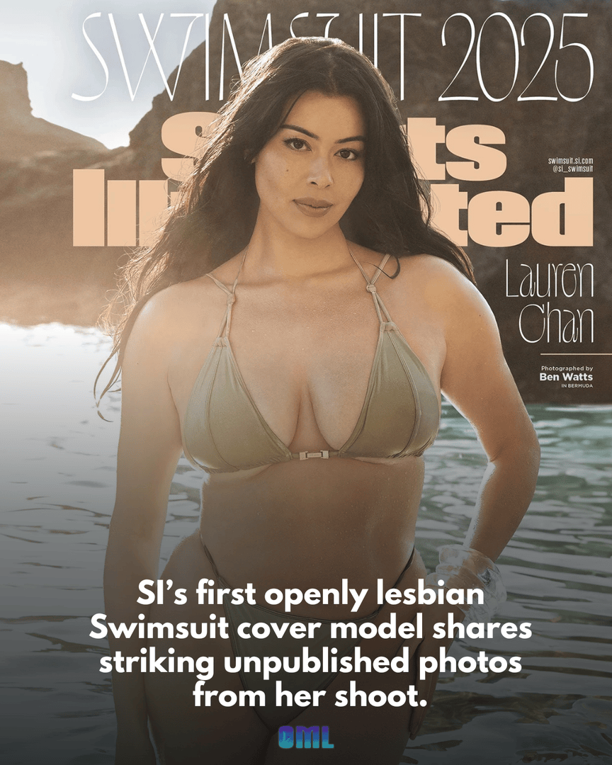 Breaking barriers and making waves 🌈📸 #QueerRepresentation #BodyAcceptance #OML #laurenchan #sportsillustrated