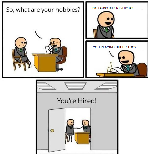 You are hired! 🤝