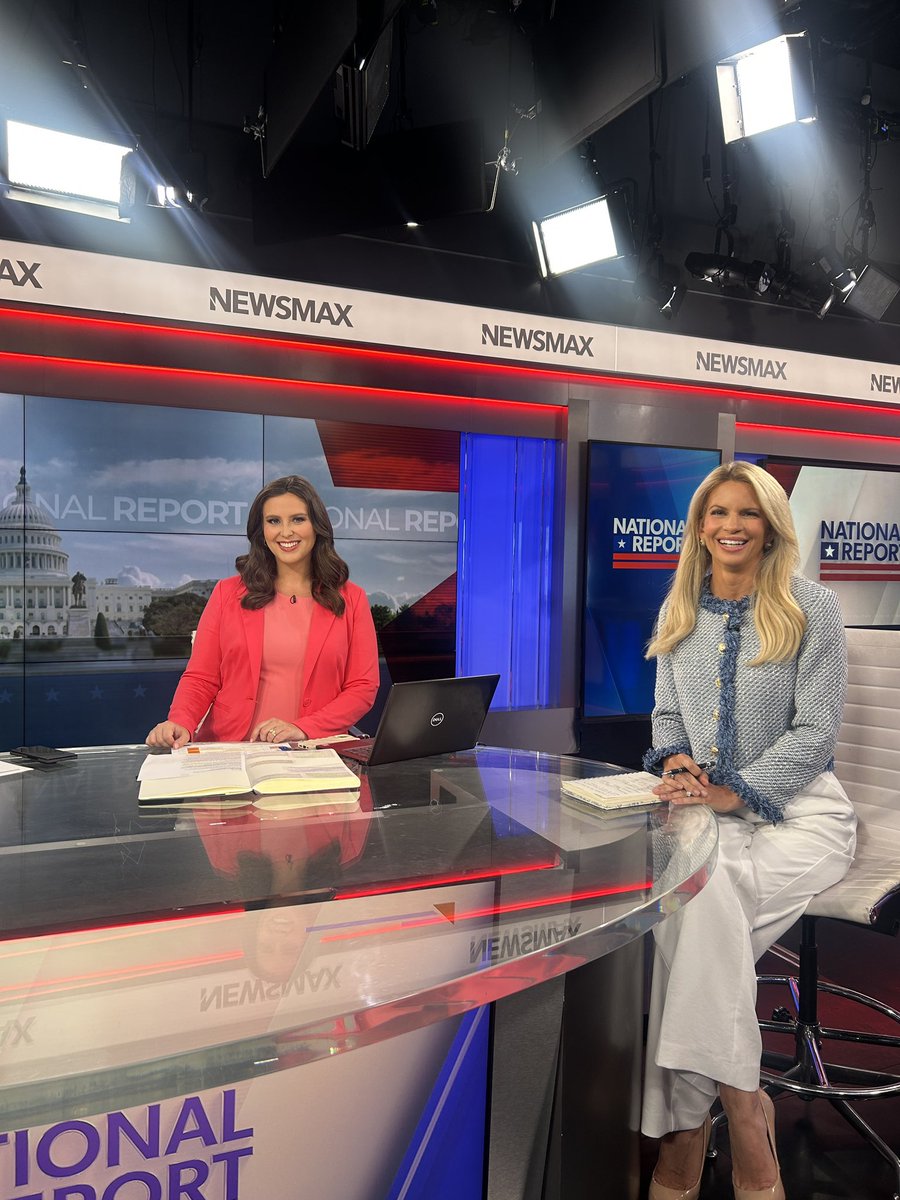 Always great to be on set with <a href="/EmmaRechenberg/">Emma Rechenberg</a> for <a href="/NEWSMAX/">NEWSMAX</a>!
