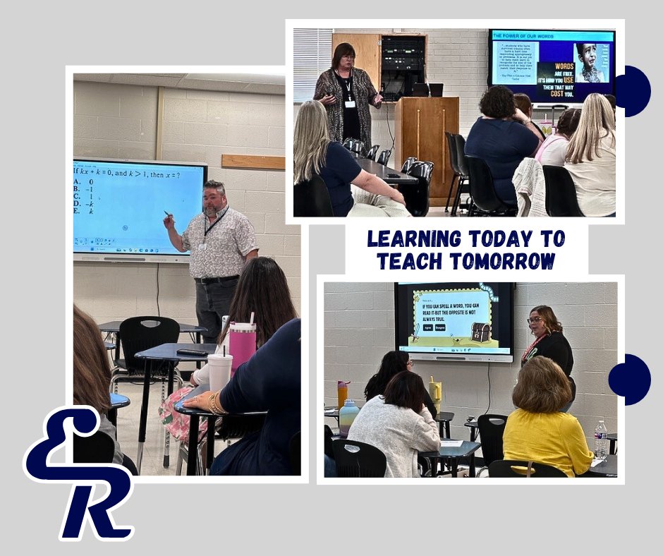 It’s Professional Development Day at El Reno Public Schools! Our educators are Learning Today to Teach Tomorrow as they invest in skills that inspire student success.