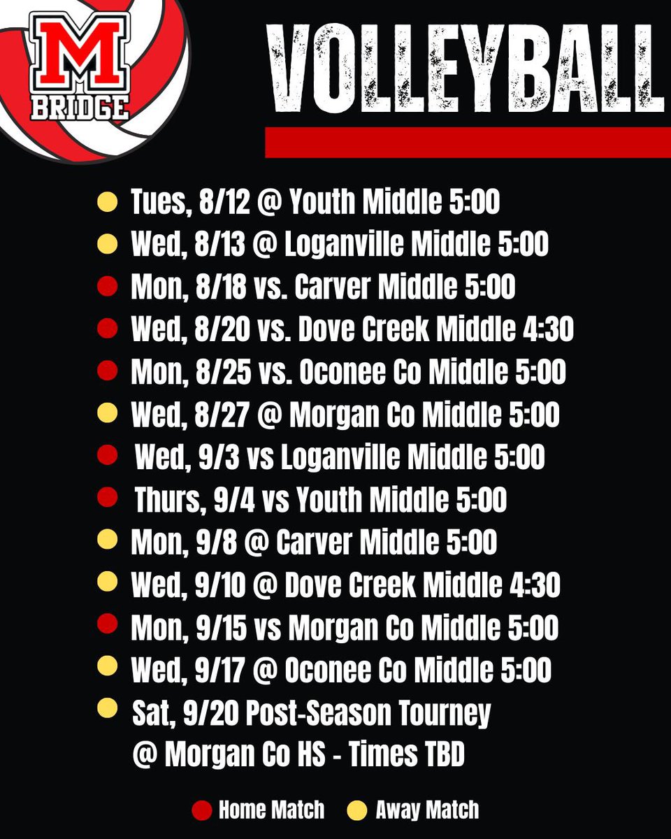 As fall sports officially kick off this week, we’re excited to introduce our teams. After a strong showing in their pre-season tournament on Saturday, the Lightning Volleyball team is ready to open their regular season today at Youth Middle. Let’s go, Bolts! 🏐⚡️