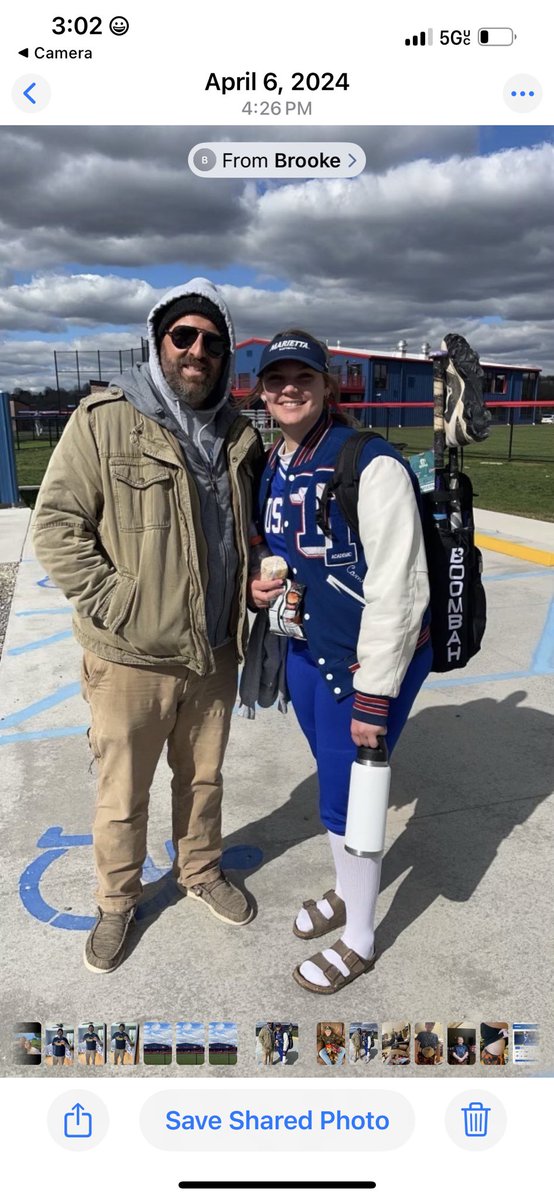 Throwback to that time I got my picture taken with Tuslaw’s All Time HR Leader right after she broke the record. Yea that’s cool 😎