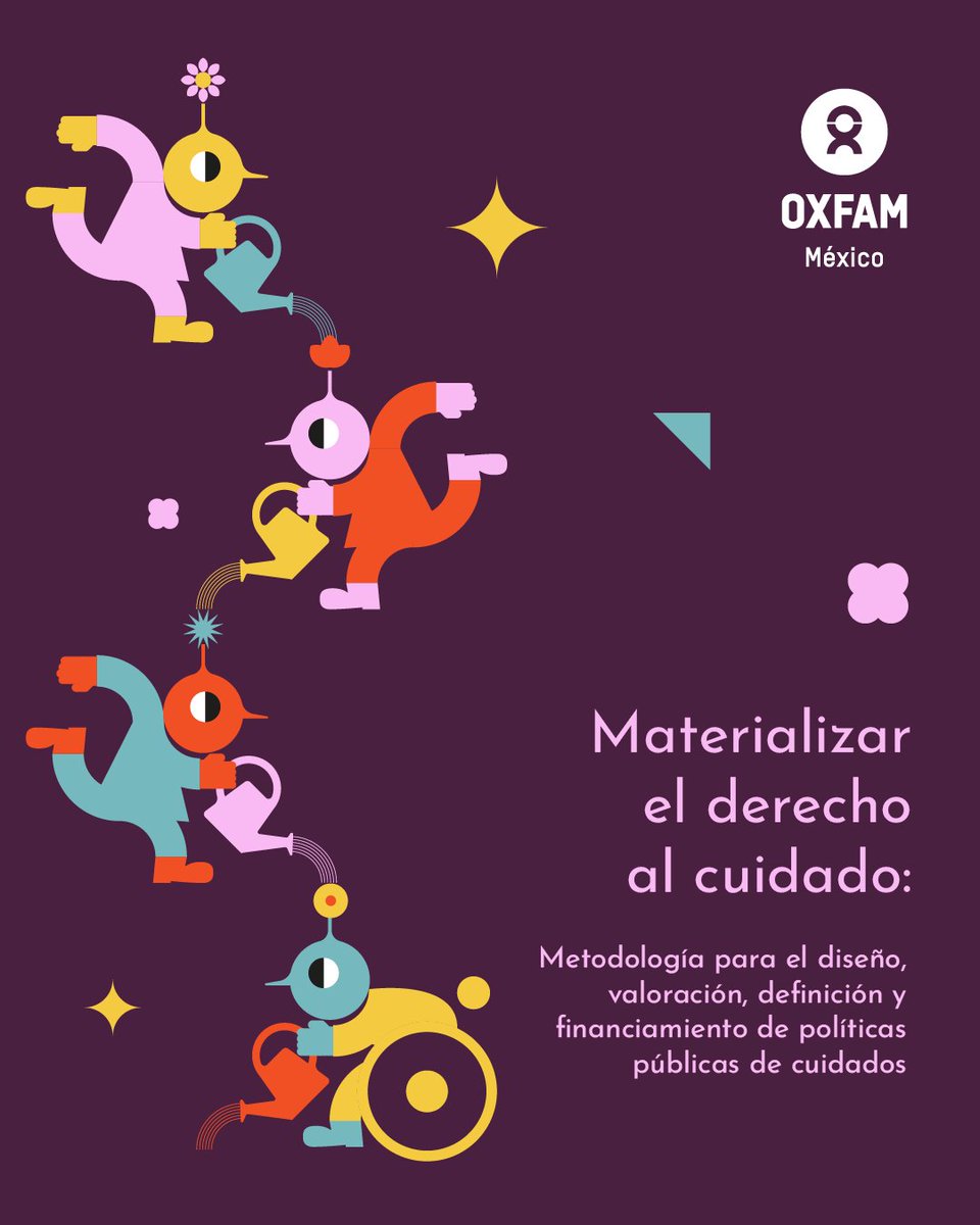 💜 El cuidado no es un privilegio, es un derecho.

Materializando el Derecho a los Cuidados es la metodología de Oxfam México que convierte la teoría en políticas y servicios públicos concretos con financiamiento real.

📄 Conócela aquí 👉 oxfam.mx/wp-content/upl…