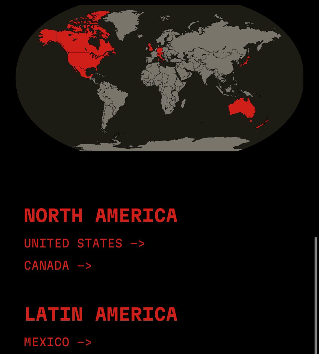 eles colocando o méxico em “latin america” e não em “north america” só pra fingir q lembram dos latinos