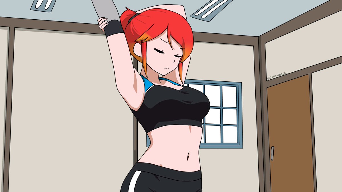 CaptainStar54's tweet photo. Belle Fontiere at the Gym ❤️
#metarunner #metarunnerart #metarunnerfanart #metarunnerbelle #glitchproductions #glitch https://t.co/eswbT5aYkt
