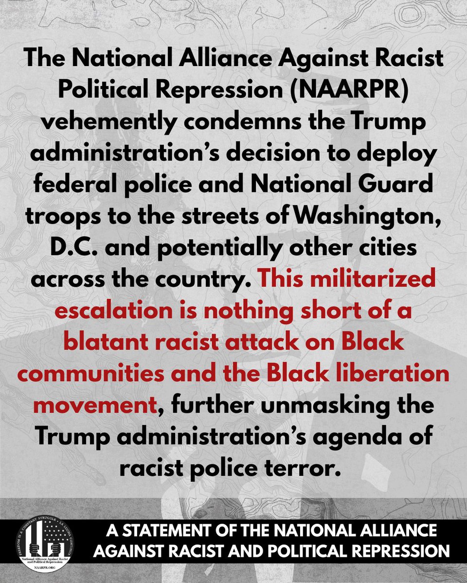 Alliance Against Racist & Political Repression tweet media