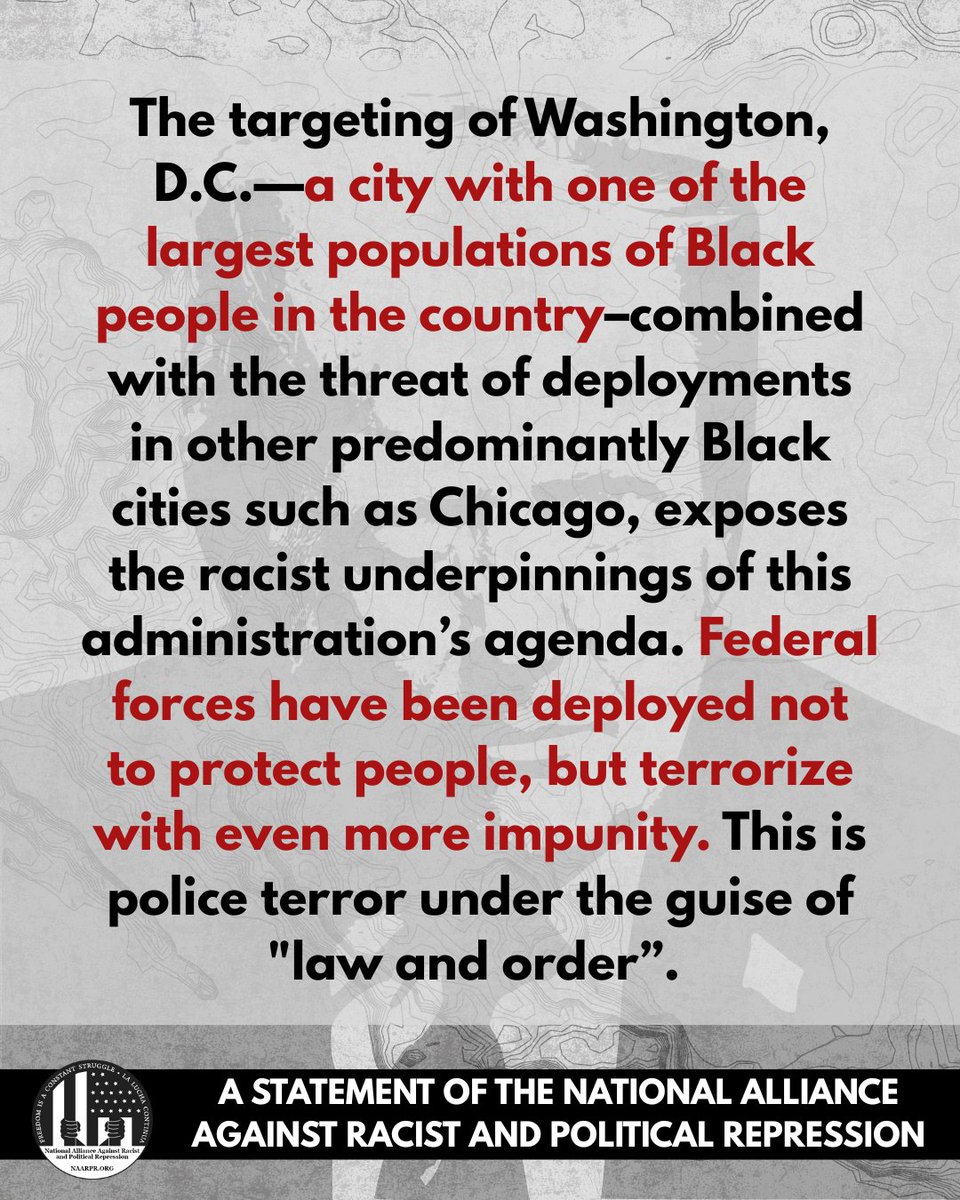 Alliance Against Racist & Political Repression tweet media