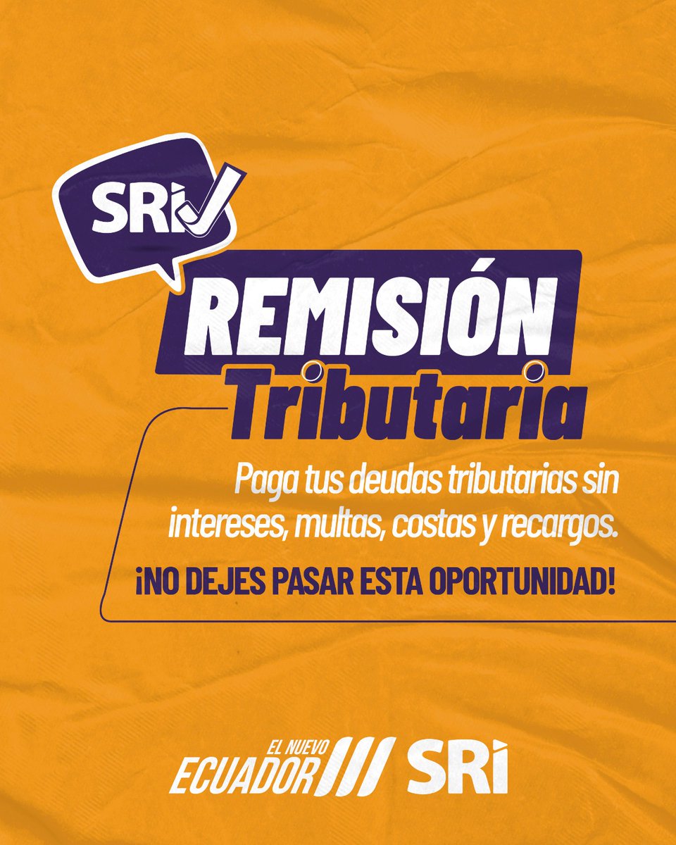 SRI Ecuador tweet media