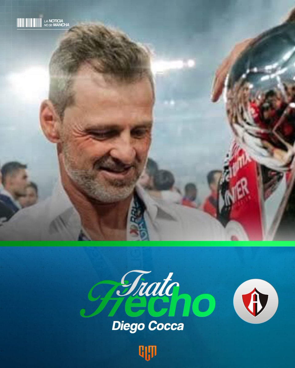 🚨Diego Martín Cocca vuelve a Atlas. Ya es #TratoHecho
am.com.mx/superdeportivo…