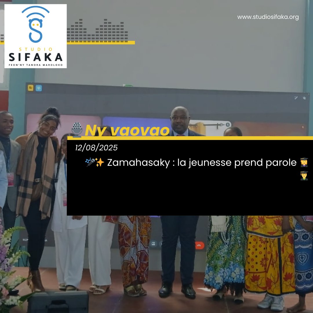 Studio Sifaka - la voix des jeunes à Madagascar tweet media