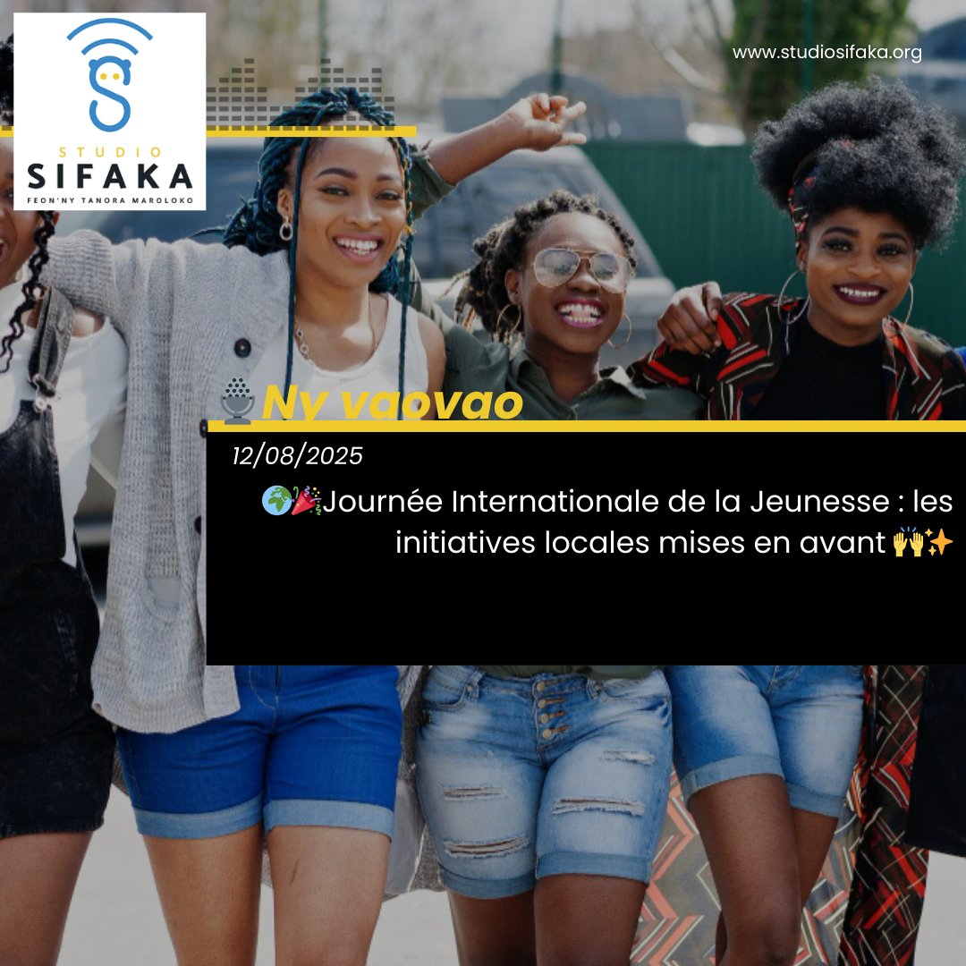 Studio Sifaka - la voix des jeunes à Madagascar tweet media