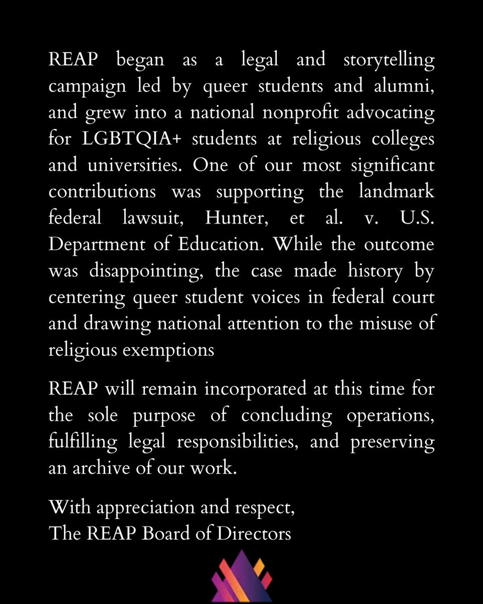 Religious Exemption Accountability Project tweet media