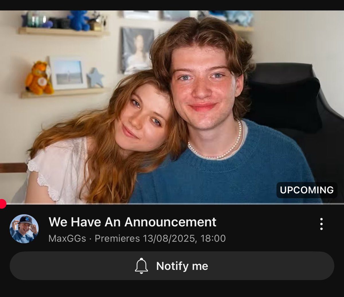 special video coming out tomorrow 6pm bst ❤️