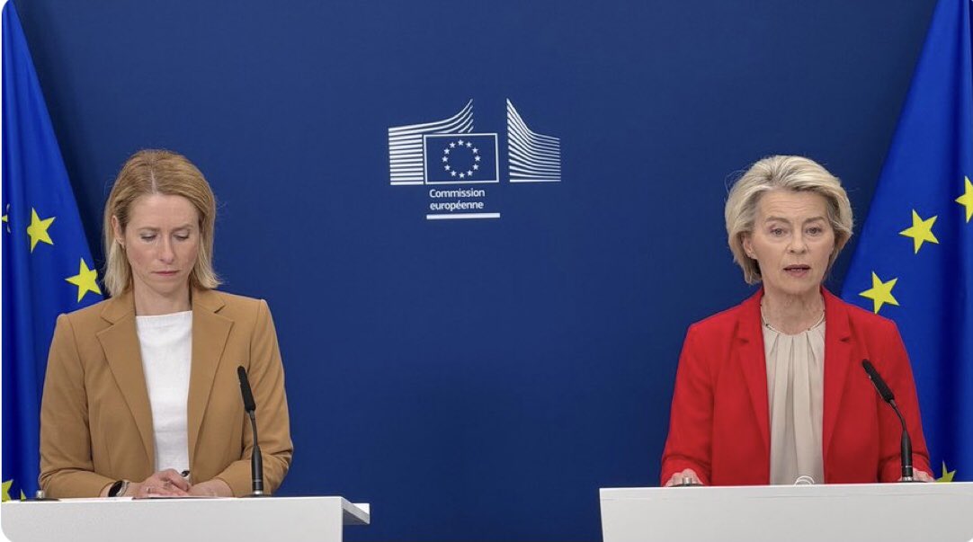Die eine wurde in Estland als Regierungschefin wegen illegaler Geschäfte entlassen, die andere hat in jedem Ministerium welches sie geführt hat ein bisher nie gesehenes Trümmerfeld hinterlassen.

Heute führen diese Leute die EU.