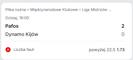 kviatishere's tweet photo. Pafos wygrał 2-0 z Dynamem. 

Graliśmy tam over fauli w meczu, oglądaliśmy to na streamie i śledziliśmy, żeby mieć pewność, że zostało to pokryte. 

Transmisja na Polsacie - 27
Protokół UEFA - 18 
Flashscore - 21 
Sofa - brak 
Opta - brak

Linia: 22.5 

Co teraz? 🤷‍♂️ https://t.co/RNW2MdqvfI