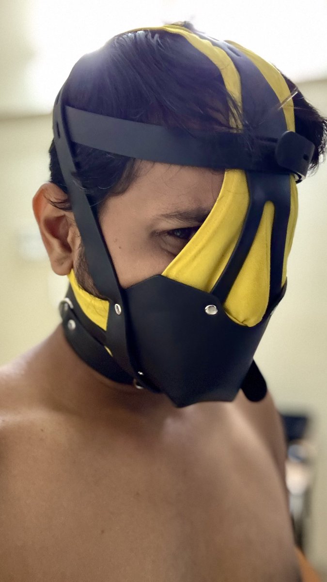 Breathable Muzzle gag for better air quality 😶💨