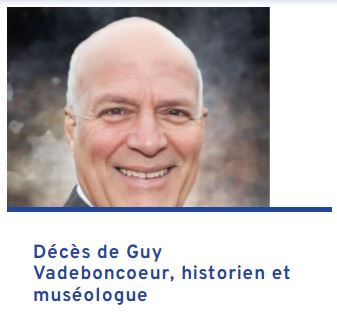 MemoireFrQc's tweet photo. Décès de Guy Vadeboncoeur, historien et muséologue
Lire plus : https://t.co/57cbvy6jgq https://t.co/I9pP0kxmz7