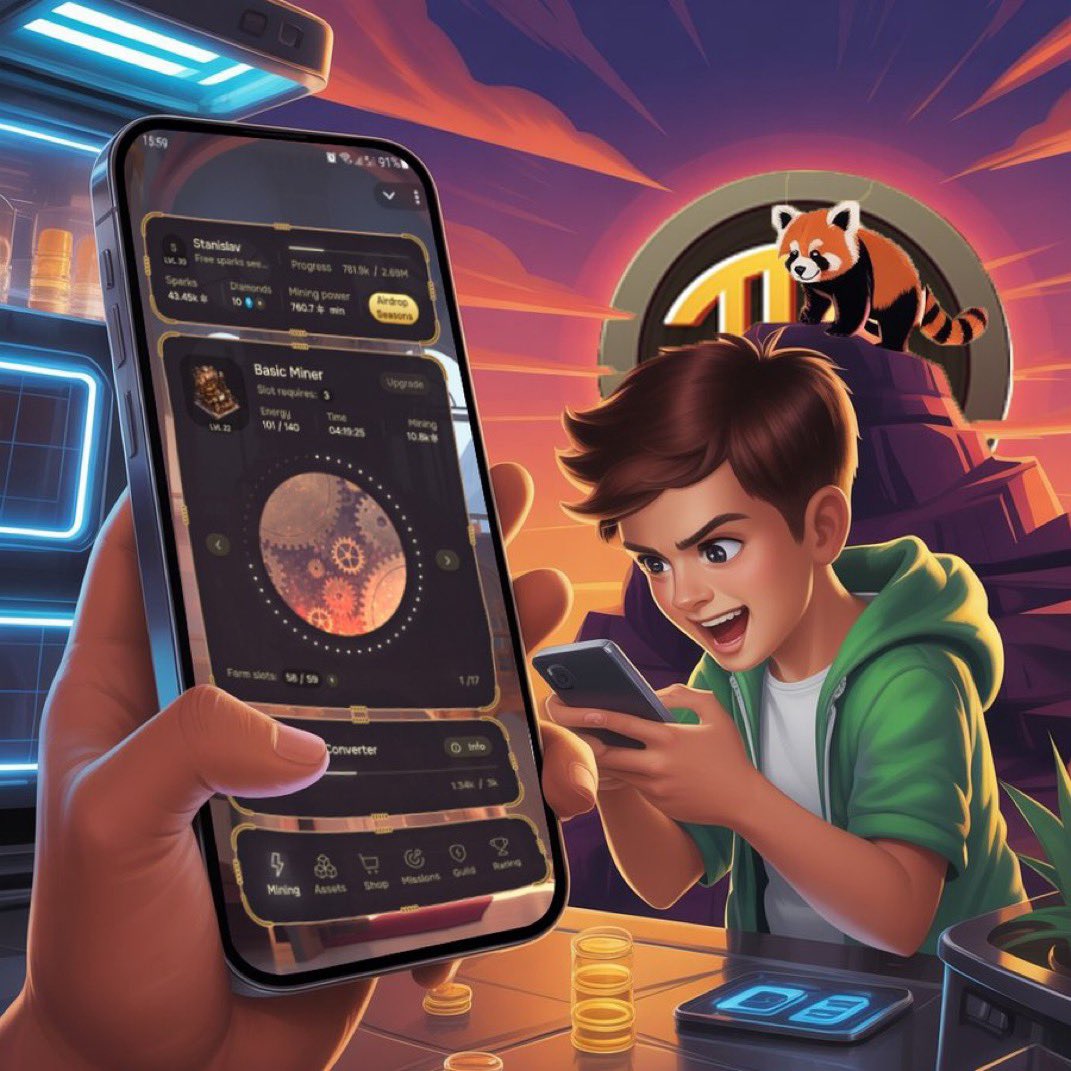 hamzzylee001's tweet image. Just one word: consistency 💥  
@MineFarm_ rewards you for showing up every day.  
⛏️ More tasks  
🌱 More crops  
💰 More gains  

#MineFarm #Web3Routine #PandaPowered