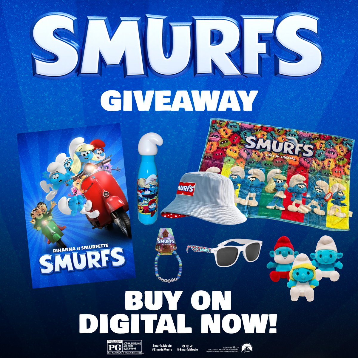 comingsoonnet's tweet photo. #Smurfs Giveaway: Merch Package Celebrates Digital Release

RT to Enter.

SMURFS is Available Now to Buy or Rent on Digital https://t.co/QAe3lnEtN2