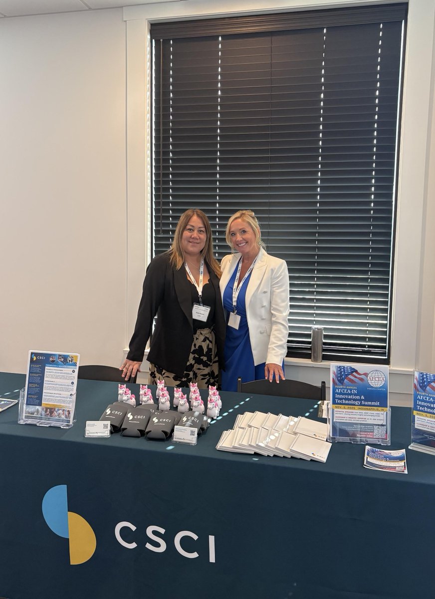 CSCIConsulting's tweet image. Big day for our Business Development power duo at the Defense Technology, Small Business & Job Fair Symposium in Bedford, IN! 
linkedin.com/feed/update/ur…
