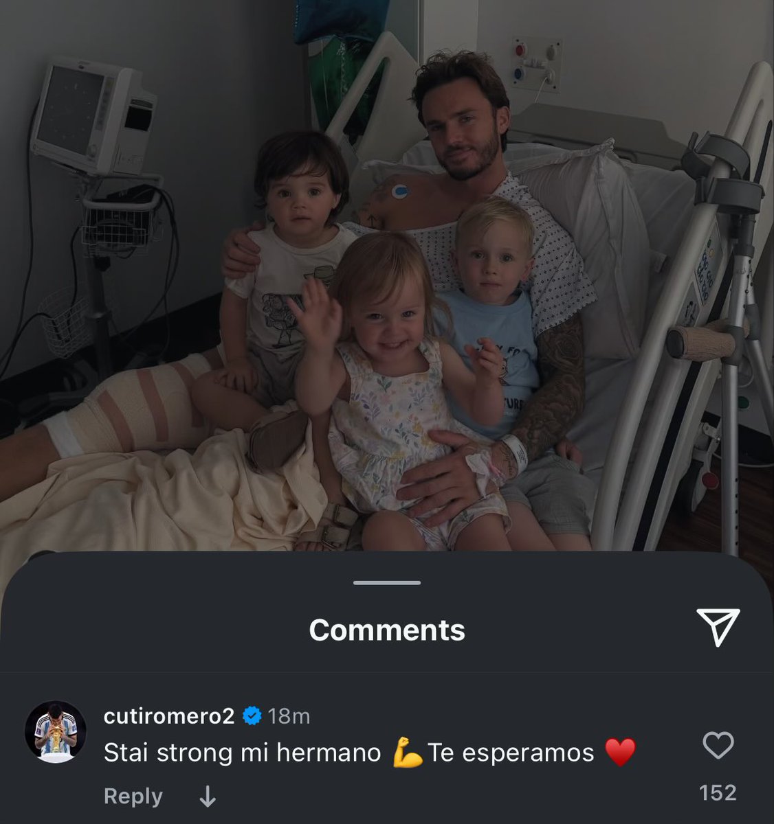 STAI STRONG se me cayeron las lágrimas, al menos lo escribe de corazón