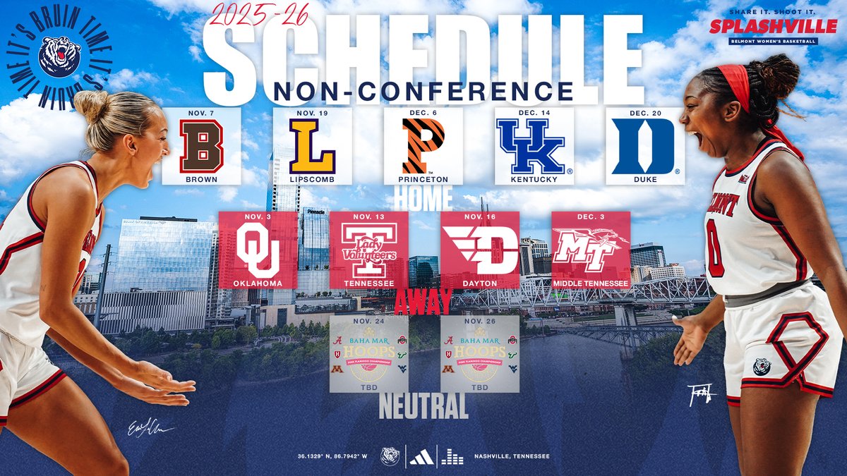 Dropping our non-con schedule, let us know when you find one better.

🗓 bit.ly/4fCZCD5

📰 🔗 bit.ly/3HwpALN

Season tix 🎟 bit.ly/3HaNHQa 

#ItsBruinTime | #Splashville