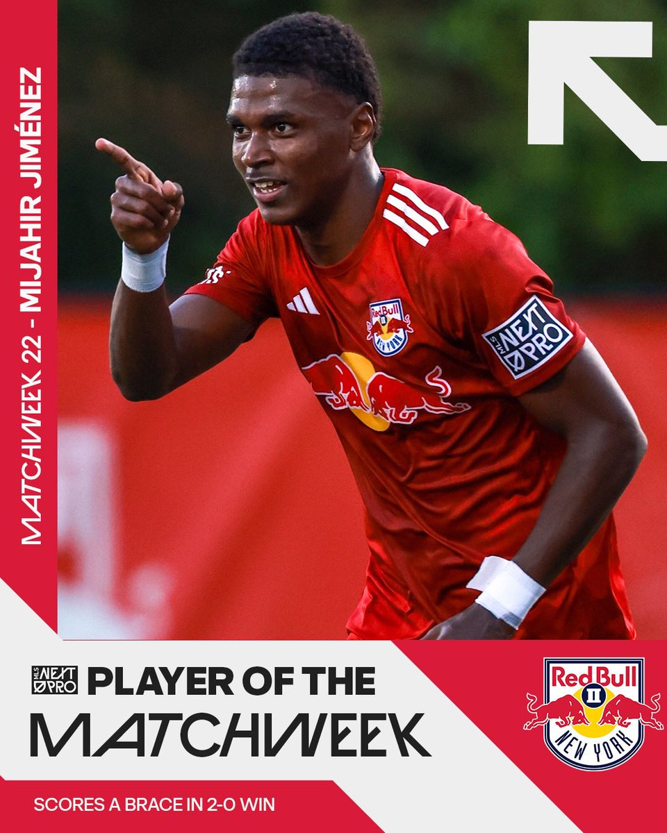Big time brace against the top defense in the league 🇵🇦

<a href="/NYRBII/">New York Red Bulls II</a>’s Mijahir Jiménez is your MLS NEXT Pro Player of Matchweek 22!

🗞️ soc.cr/415X0rf