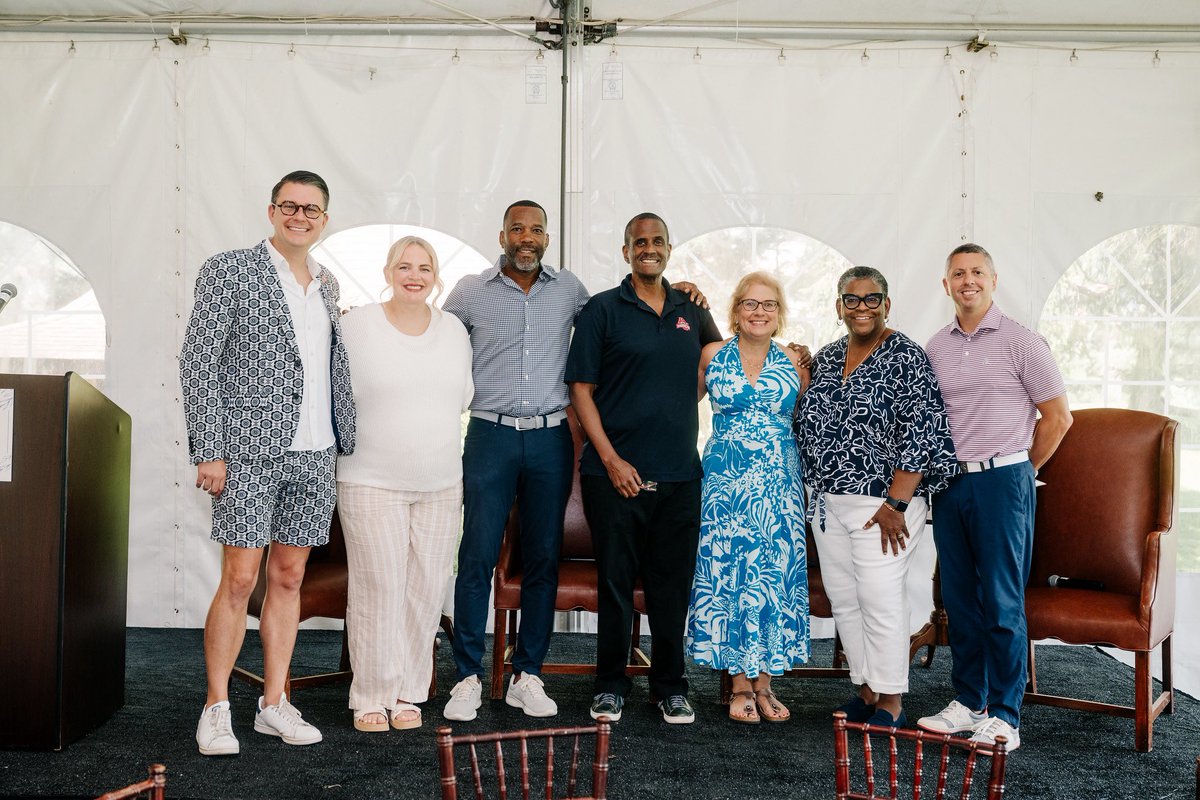 American U. Eagles (@aueagles) on Twitter photo We were well-represented at the <a href="/AmericanUAlum/">American U Alumni</a> Summer Brunch at Airlie!
Nearly 100 attendees came out for the event, featuring a panel discussion with <a href="/JMCaparro/">JM Caparro</a>, <a href="/davidaldridgedc/">David Aldridge</a> (‘87), <a href="/CoachDSimpkins/">Duane Simpkins</a>, and <a href="/CoachK_Killion/">Kelly Killion</a>.
#OnceAnEagle 🦅 We were well-represented at the <a href="/AmericanUAlum/">American U Alumni</a> Summer Brunch at Airlie!
Nearly 100 attendees came out for the event, featuring a panel discussion with <a href="/JMCaparro/">JM Caparro</a>, <a href="/davidaldridgedc/">David Aldridge</a> (‘87), <a href="/CoachDSimpkins/">Duane Simpkins</a>, and <a href="/CoachK_Killion/">Kelly Killion</a>.
#OnceAnEagle 🦅