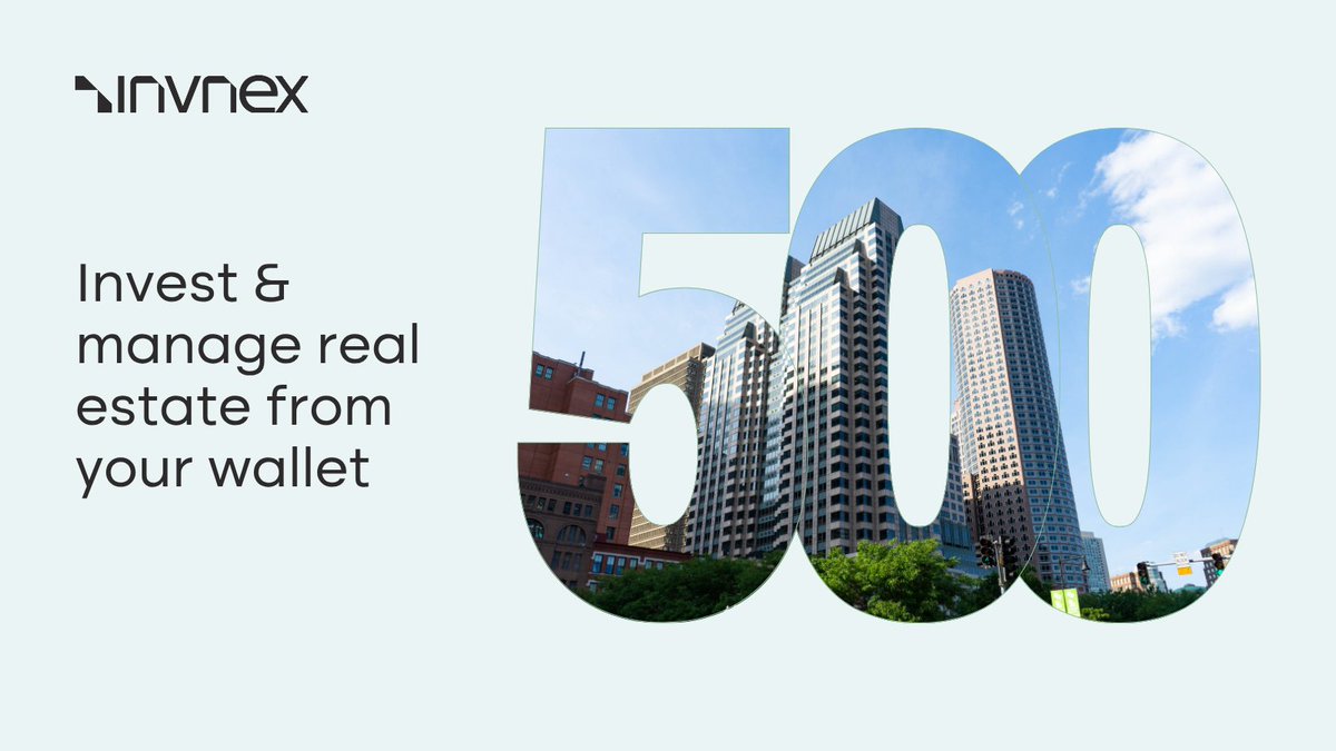 You don't need millions to invest in real estate anymore.

From $500, you can own a slice of income-generating properties from your Metamask wallet.

🏘️ Passive income
📈 Real estate upside
🔐 Fully digital &amp; secure

👇 The future of investing is here. 

#Invnex #Fintech