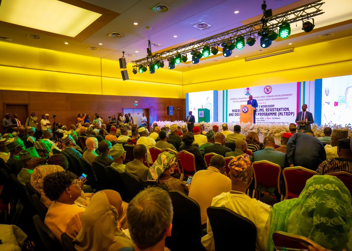 Today, I was at the Nigeria Land Titling, Registration and Documentation Program (NLTRDP), organised by the Lagos State Office of e-GIS and Urban Development.

Clear land ownership goes far beyond documentation. It is also about security, opportunity, and ultimately, peace of