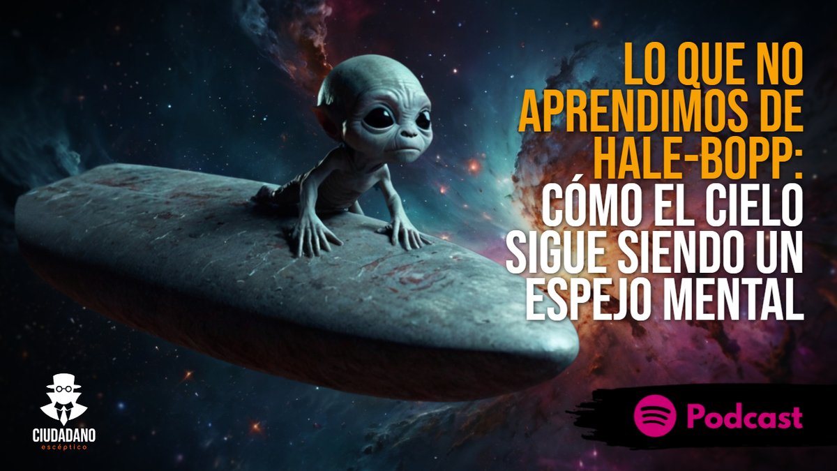 VerticeCritico's tweet photo. #Podcast ¿Roca interestelar o nave alienígena encubierta?
Entre ciencia y conspiración, lo que revela es nuestro deseo de no estar solos. 🚀✨ https://t.co/qKUq4MkHse
#ElCiudadanoEsceptico #Astronomía #3IATLAS #VidaExtraterrestre #Escepticismo https://t.co/Vz4KSoSDoW