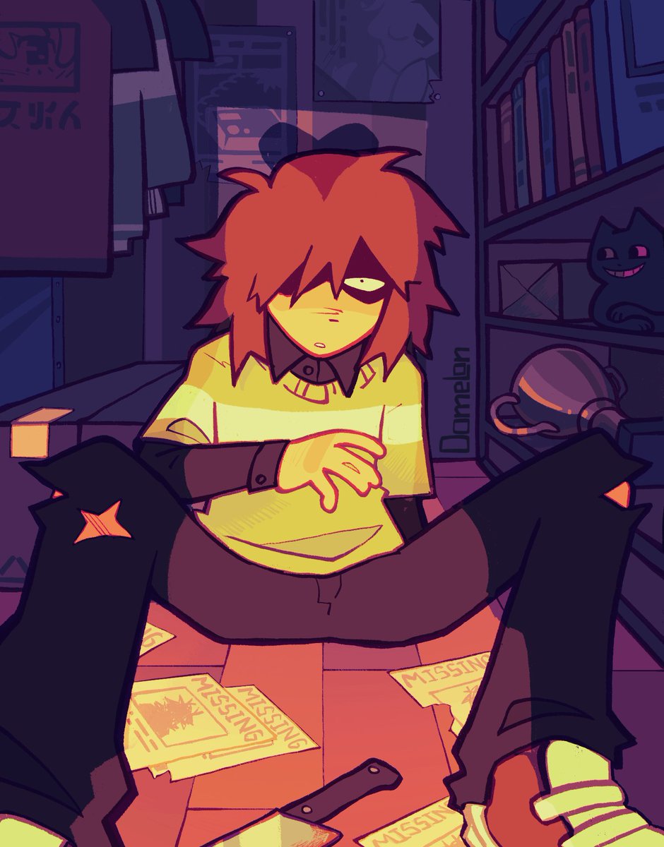domelonch's tweet photo. “Found You!”
#deltarune https://t.co/fdK5luj258