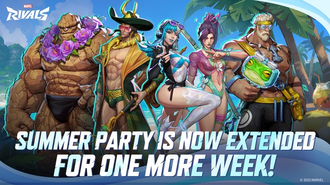 🚨سكينات السباحة + تمديد بتال باس حق الحدث

سكينات السباحة الخاصة بـ Psylocke و Loki الموجودة في المتجر داخل اللعبة، وكمان بتال باس حدث الصيف الخاص، كلهم تم تمديد وقت توفرهم أسبوع زيادة، بدل ما ينتهون الجمعة 15 أغسطس 2025، صار الموعد الجديد 22 اغسطس…