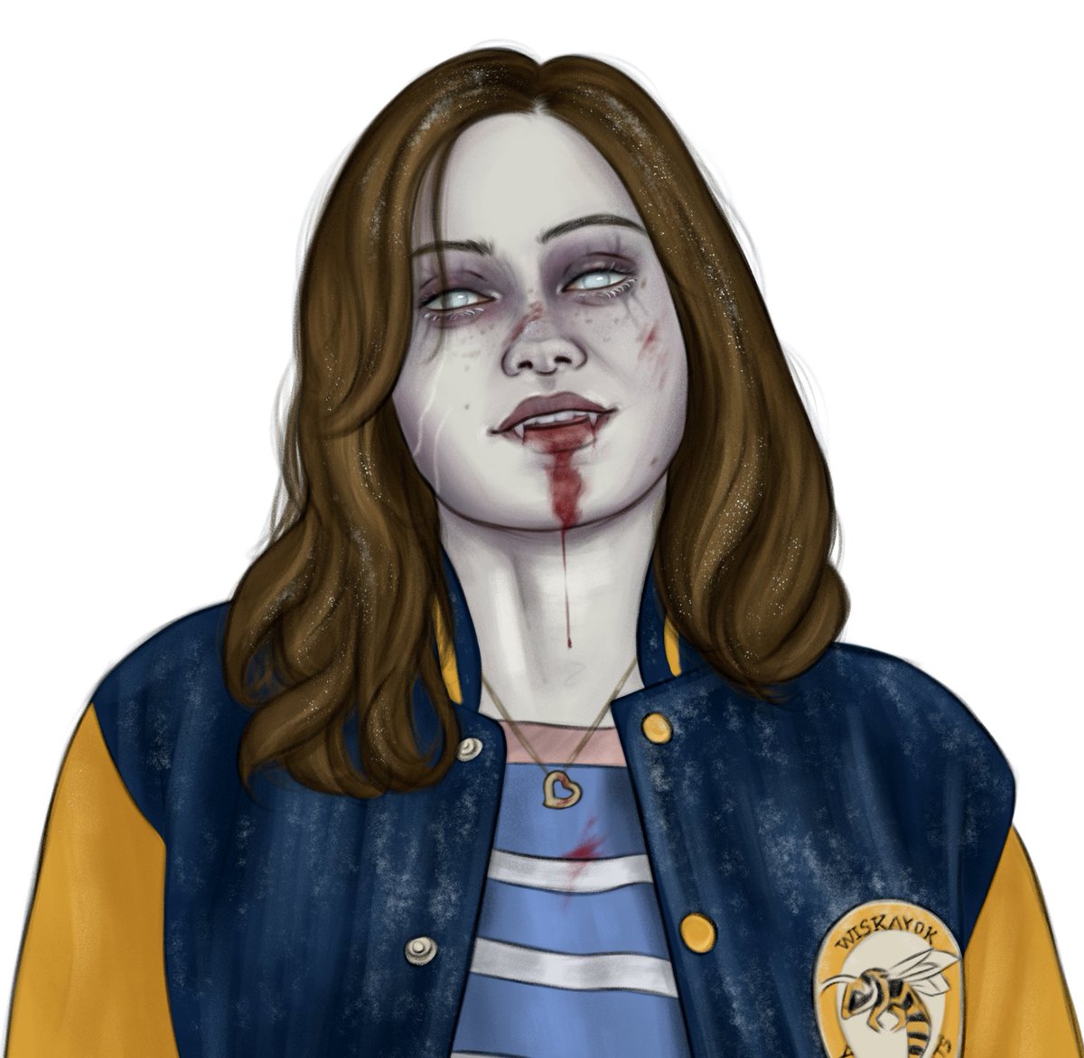chloecoded's tweet photo. snow vampire jackie https://t.co/752wQxqWwY