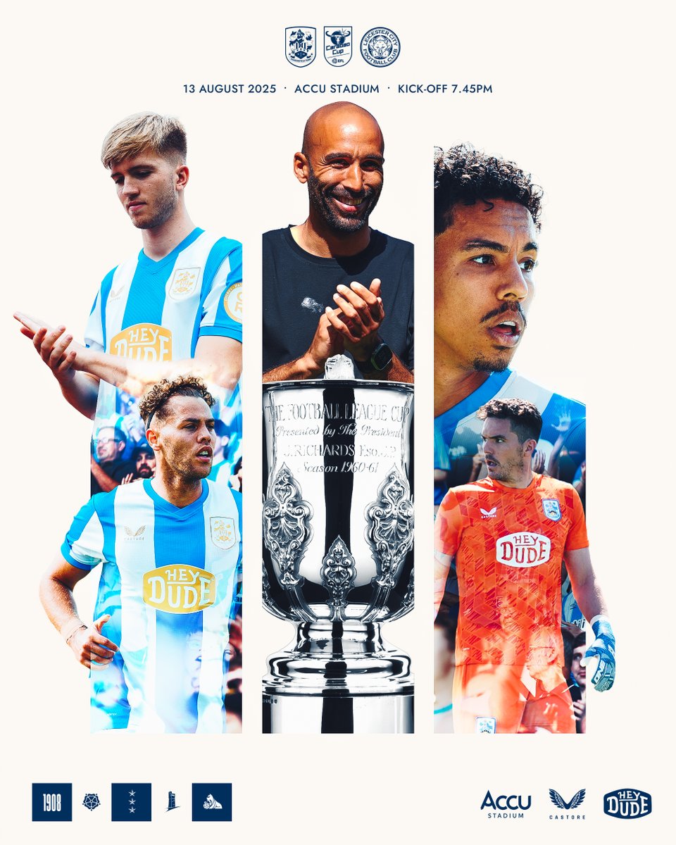 htafc's tweet image. It&apos;s Match Day at the Accu! 🏟️

We&apos;ll take on Leicester City in Carabao Cup action this evening 🏆

#htafc