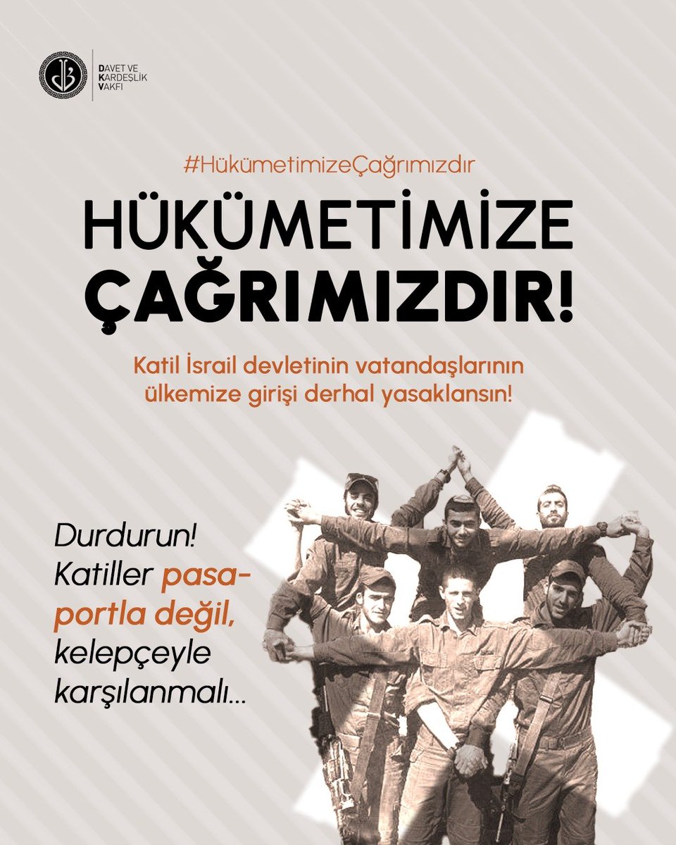 BU SAATTEN SONRA YALNIZCA KINARSANIZ EĞER, TARİH VE GELECEK NESİLLER DE SİZLERİ KINAYACAK!!!
#HükümetimizeÇağrımızdır