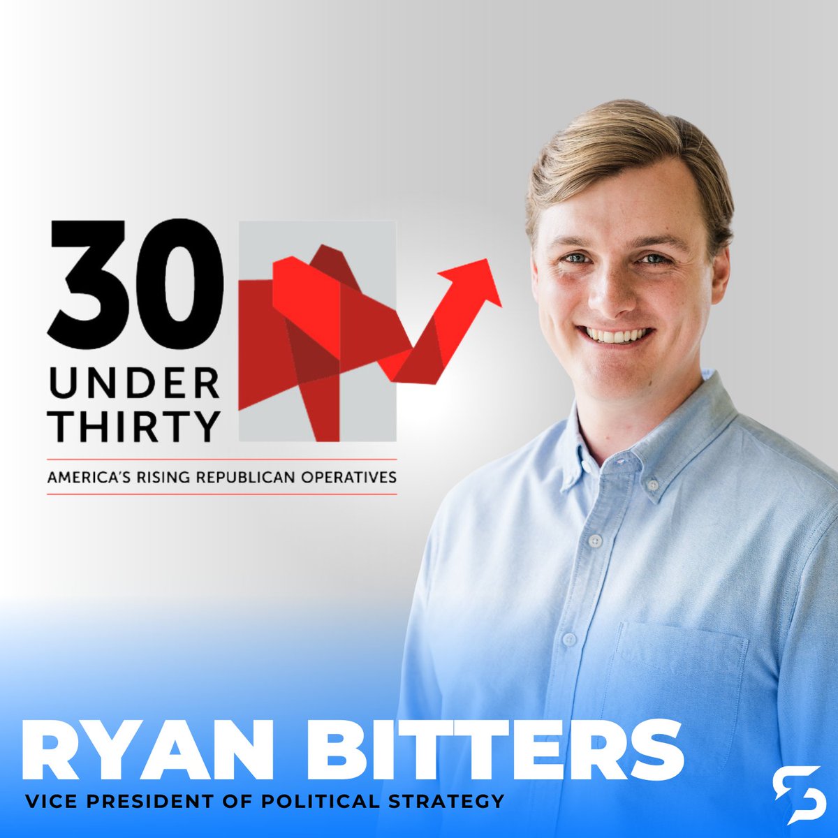 Strategy Management (@sm_wins) on Twitter photo Congratulations to <a href="/BittersGOP/">Ryan Bitters</a> , our Vice President of Political Strategy, for being named on the 30 Under Thirty list of America's Rising Republican Operatives! Congratulations to <a href="/BittersGOP/">Ryan Bitters</a> , our Vice President of Political Strategy, for being named on the 30 Under Thirty list of America's Rising Republican Operatives!