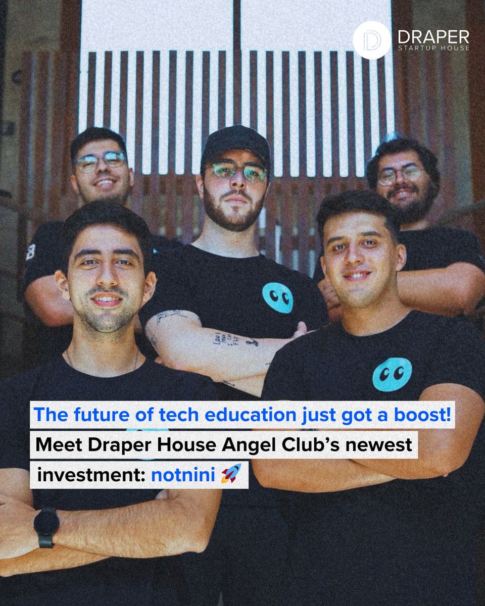 nacho marchionna (@nachomarchionna) on Twitter photo 1/9
🔥 The future of tech education just got a boost!
We’re proud to welcome Notnini — founded by Marco Canevaro, Matías Rojas & Iván Taddei — into the Draper House Angel Club portfolio 🚀
#GenAI #EdTech #StartupFunding
<a href="/draperamericas/">Draper Startup House Americas</a> <a href="/dshglobal/">Draper Startup House</a> <a href="/canemarcovaro/">Marco Canevaro</a> <a href="/notninioficial/">Not Nini 👽 | Aprende a Programar Gratis 🛸</a> 1/9
🔥 The future of tech education just got a boost!
We’re proud to welcome Notnini — founded by Marco Canevaro, Matías Rojas & Iván Taddei — into the Draper House Angel Club portfolio 🚀
#GenAI #EdTech #StartupFunding
<a href="/draperamericas/">Draper Startup House Americas</a> <a href="/dshglobal/">Draper Startup House</a> <a href="/canemarcovaro/">Marco Canevaro</a> <a href="/notninioficial/">Not Nini 👽 | Aprende a Programar Gratis 🛸</a>