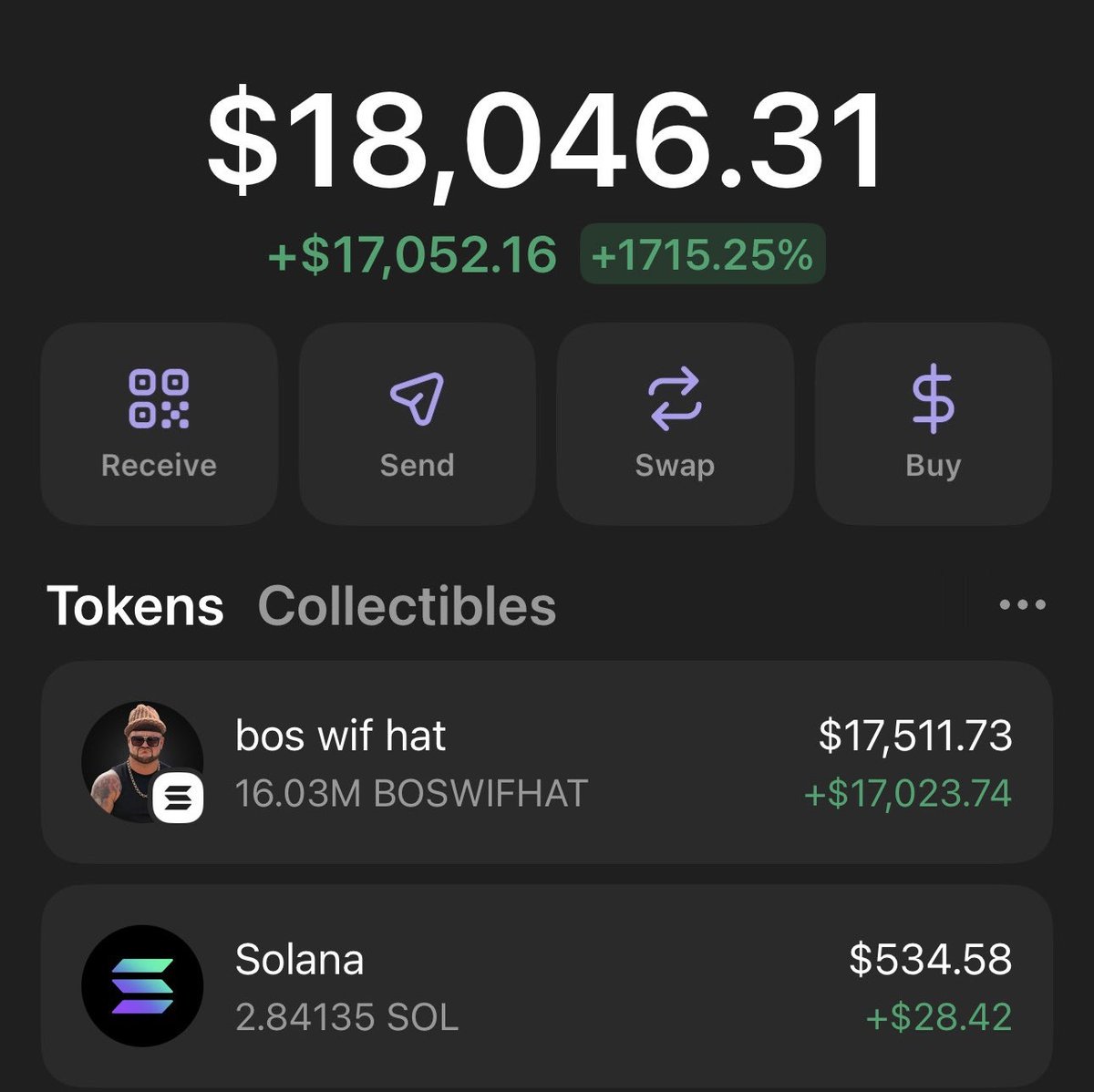 ByceRaymon61627's tweet photo. 25x+ ROI on #BOSWIFHAT 💸
Haters still playing catch-up 😅
My TG keeps delivering, the results speak loud 📊

$stupid $eth $sol $fun $fsr $ai #goodbot #internet #recaptcha $rex $rover $sendu $atlas $truth #dogwifhat $sol $boss #chillfinge $hive $grug $drake $itg $anime #miniboss https://t.co/QyyhRh5iRz