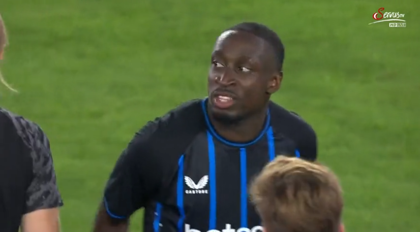 Foet247Benelux's tweet photo. Carlos Forbs is loving life in Belgium. #UCL #CLUSAL https://t.co/GJlHGuu6Xp
