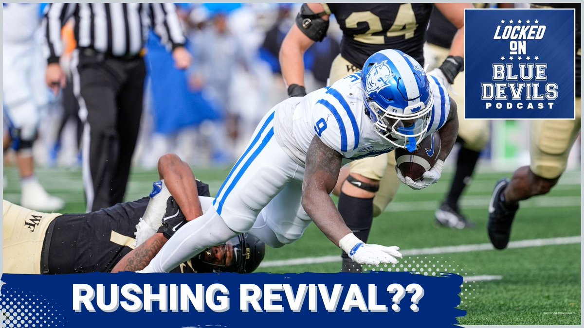 Locked On Blue Devils (@lo_bluedevils) on Twitter photo TUESDAY Locked On Blue Devils
<a href="/_JJ_Jackson_/">JJ Jackson</a> chats with <a href="/ConorONeill_DI/">Conor O'Neill</a> of <a href="/Duke_On3/">Devils Illustrated</a> about the <a href="/DukeFOOTBALL/">Duke Football</a>'s team need for a better rushing attack this season. Enjoy!
<a href="/LockedOnNetwork/">Locked On Podcast Network</a> | <a href="/LockedOnACC/">Locked On ACC</a> TUESDAY Locked On Blue Devils
<a href="/_JJ_Jackson_/">JJ Jackson</a> chats with <a href="/ConorONeill_DI/">Conor O'Neill</a> of <a href="/Duke_On3/">Devils Illustrated</a> about the <a href="/DukeFOOTBALL/">Duke Football</a>'s team need for a better rushing attack this season. Enjoy!
<a href="/LockedOnNetwork/">Locked On Podcast Network</a> | <a href="/LockedOnACC/">Locked On ACC</a>