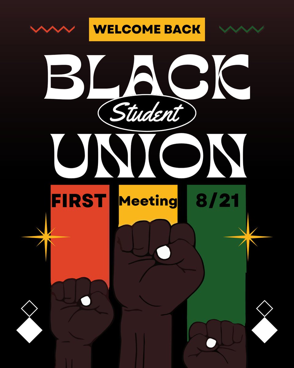 Welcome back, BSU! Hope everyone had an awesome first day back. Our first meeting will be August 21st. Hope to see you there!