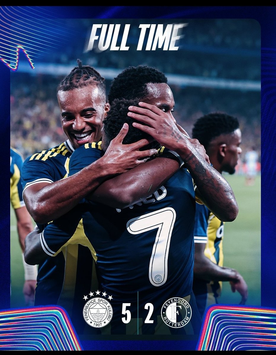 "Burası Kadıköy,  buradan çıkış yok!"  :)
5-2   👏👏👏 #Fenerbahce #FBvFEY

#Fenerbahçe